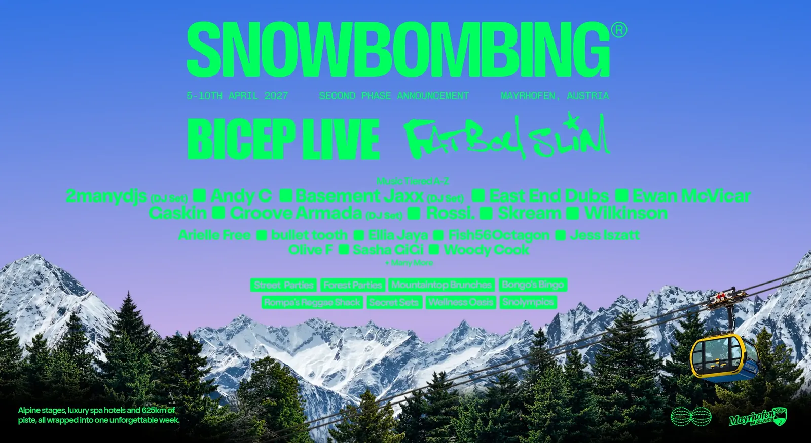 Snowbombing 2027 lineup