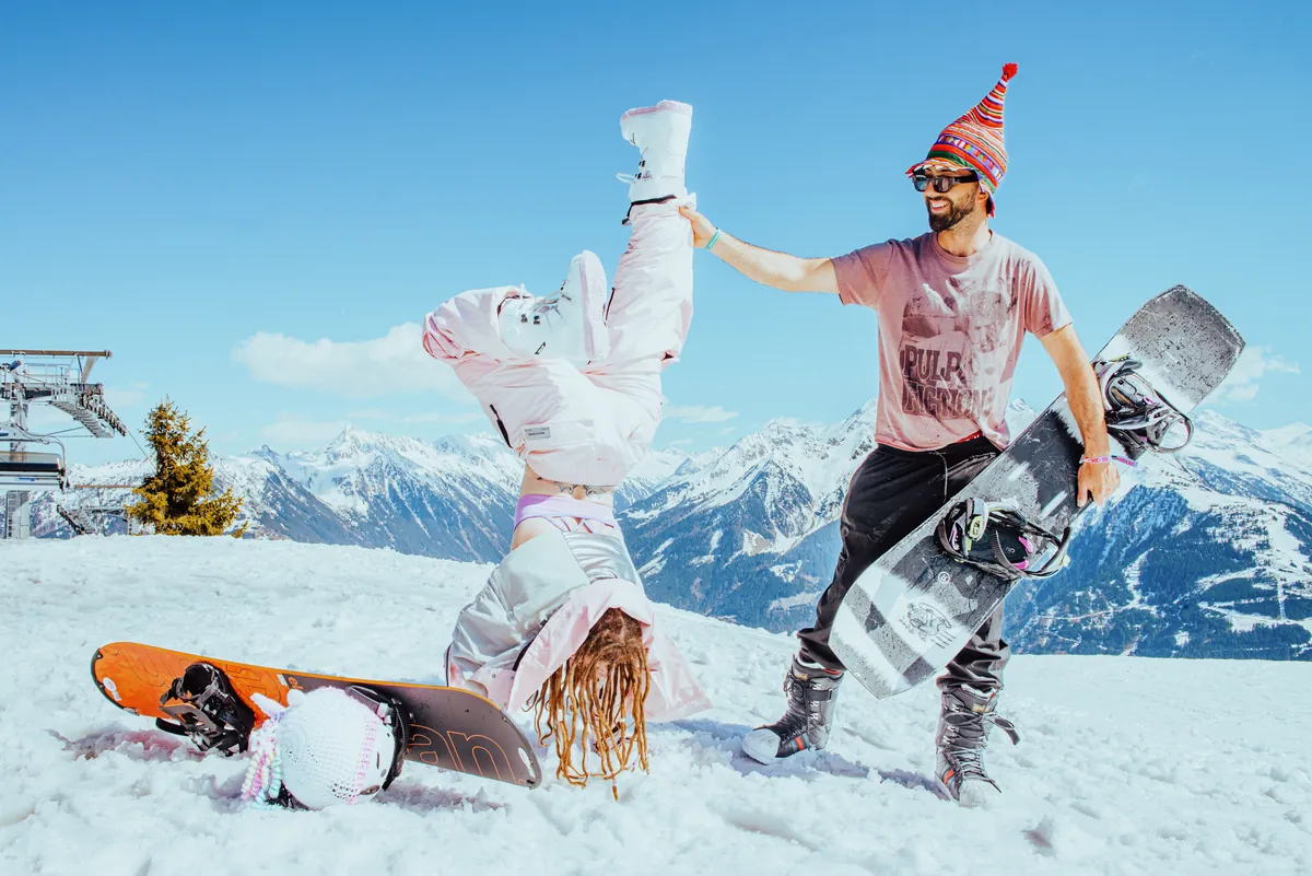 Snowbombing festival atmosphere